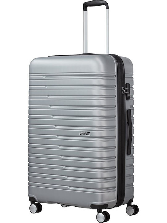 American Tourister Spinner Exp Große Hartreisekoffer Sky Silver mit 4 Rädern Höhe 78cm