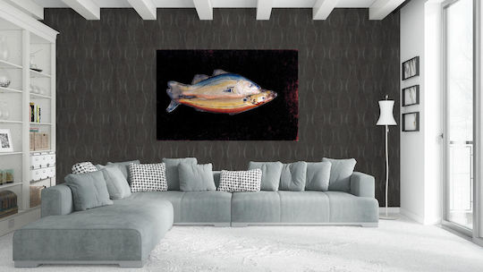 Two Fish One Gemälde Glas 50x80cm