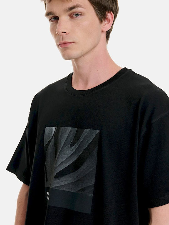 T-shirt Μαύρο