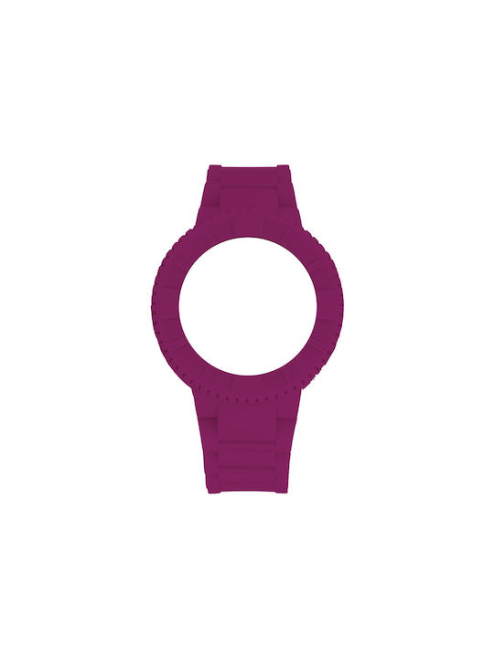 WATX & CO Rubber Strap Purple 43mm