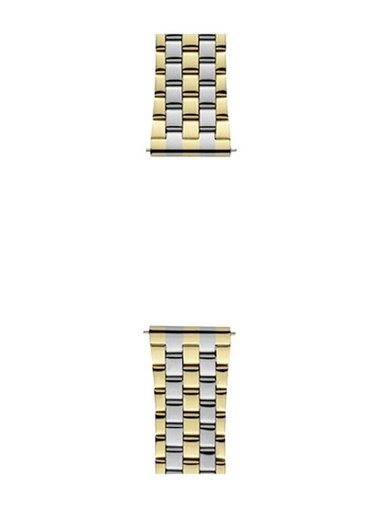 WATX & CO Μεταλλικό Μπρασελέ Χρυσό 38mm