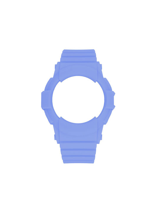 WATX & CO Καουτσούκ Λουράκι Μπλε 49mm