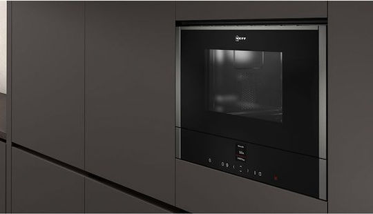 Neff Εντοιχιζόμενος Φούρνος Μικροκυμάτων 21lt Μαύρος