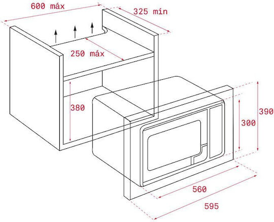 Teka ML 8200 BIS с Грил 20лт Черен
