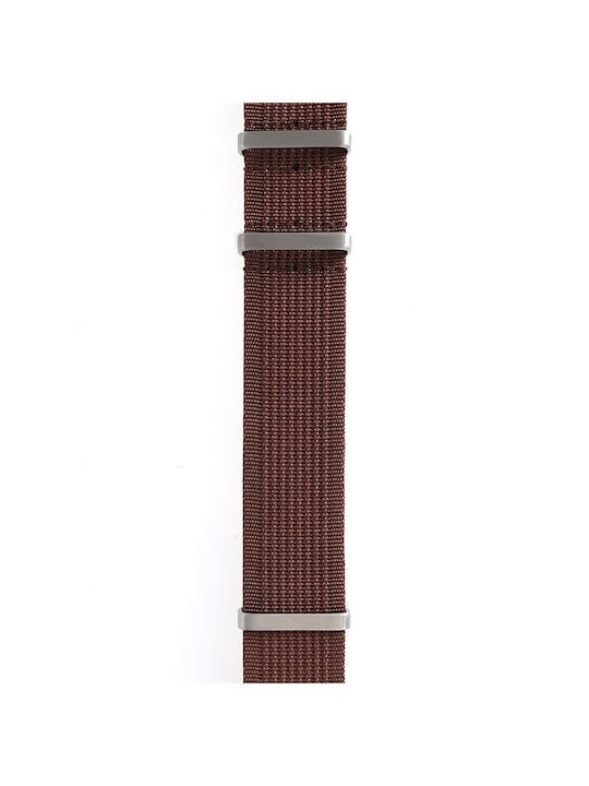 Piero Magli Fabric Strap Nato Brown 20mm