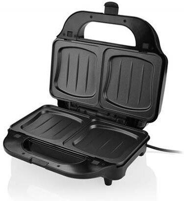 ETA Sorento 3151 90010 Sandwich Maker with Removable Plates for 2 Sandwiches 900W Inox