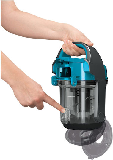 Bosch BGS05X240 Ηλεκτρική Σκούπα 700W με Κάδο 1.5lt Μπλε