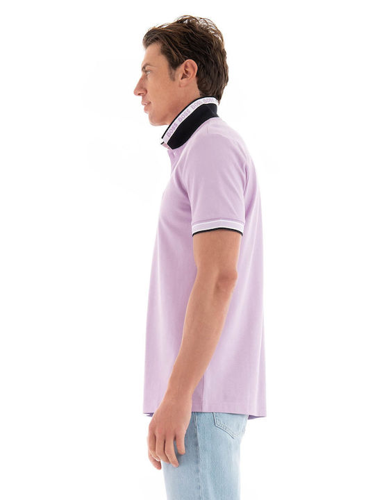 Hugo Boss Polo Short Sleeve Blouse Purple