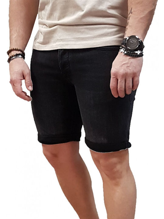 Men's Shorts Jeans Black