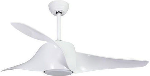 Eurolamp Deckenventilator 132cm mit Leuchte Weißer