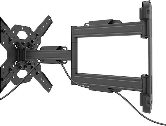 Neomounts S55143772 Wandmontage TV-Halterung Mit Verlängerungsarm Bis 65 Zoll Und 40kg Silber