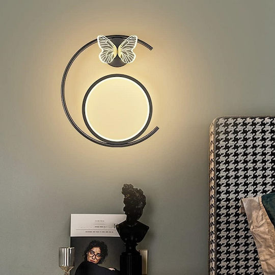 Ph214 Wall Lamp LED Black 30x25cm