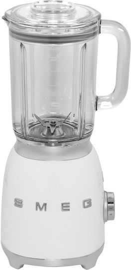 Smeg 50er Stil Mixer mit Kanäta Tritan 1,5 l 800W Weiß