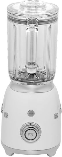 Smeg 50er Stil Mixer mit Kanäta Tritan 1,5 l 800W Weiß