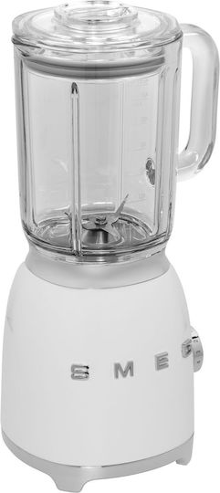 Smeg 50er Stil Mixer mit Kanäta Tritan 1,5 l 800W Weiß