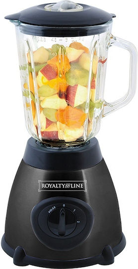 Royalty Line SME-600.6 Blender with Glass Jug 1.5 lt 600W Gray