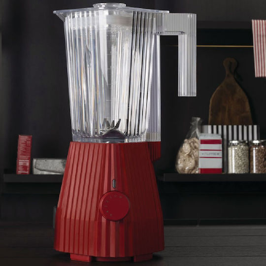 Alessi Plisse Blender with Tritan Jug 1.5 L 700W Red