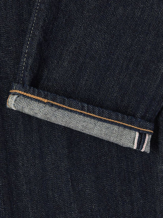 Pantaloni Jeans pentru Bărbați cu Croială Regular Tapered Dark Blue