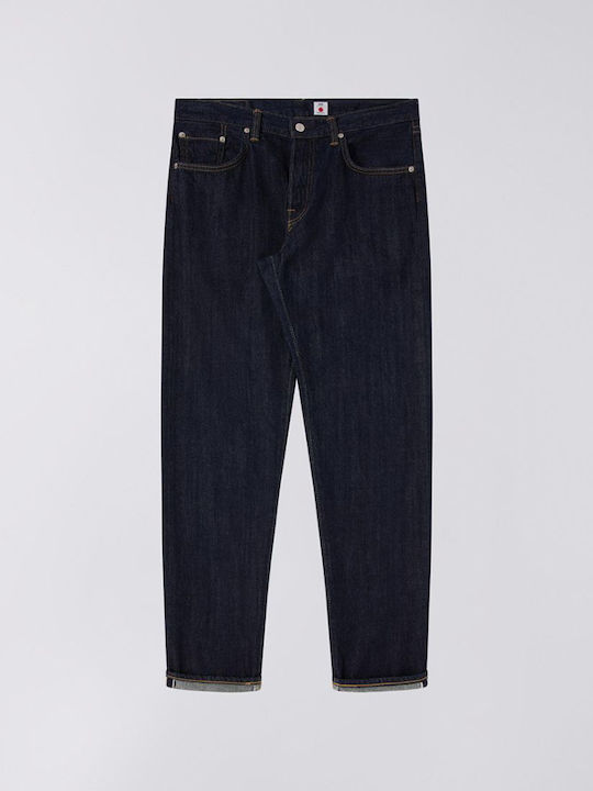 Pantaloni Jeans pentru Bărbați cu Croială Regular Tapered Dark Blue