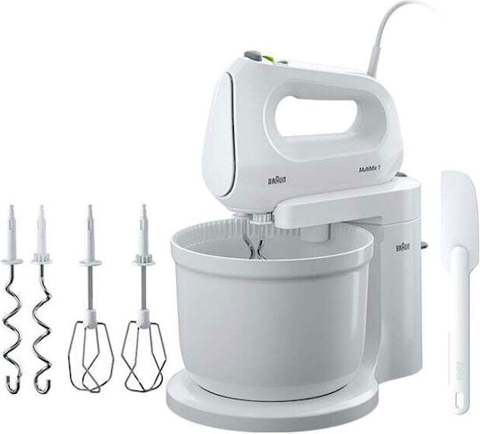 Braun HM 1070 WH Mixer with Plastic Container 3lt 400W White