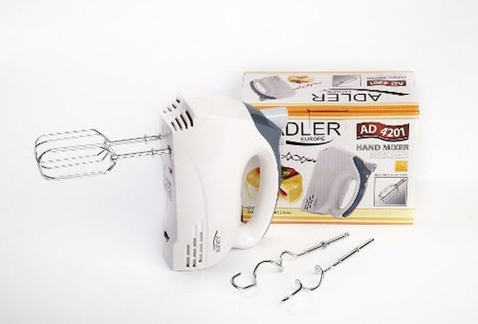 Adler AD-4201 Hand Mixer 300W Gray