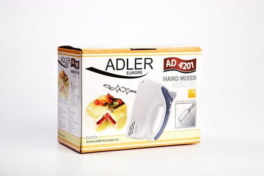 Adler AD-4201 Hand Mixer 300W Gray