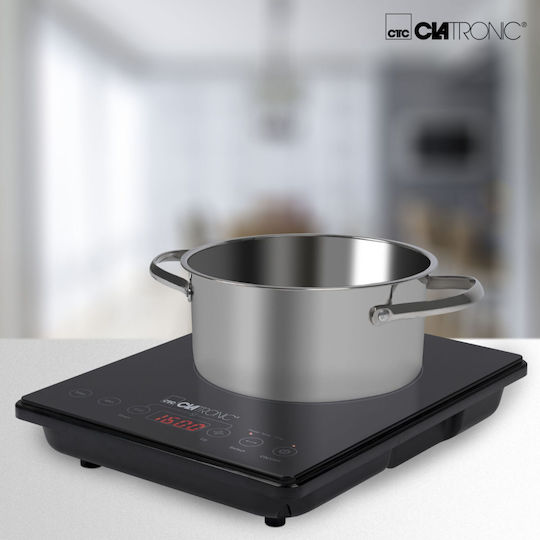 Clatronic EKI 3569 Επιτραπέζια Εστία Επαγωγική Μονή Μαύρη