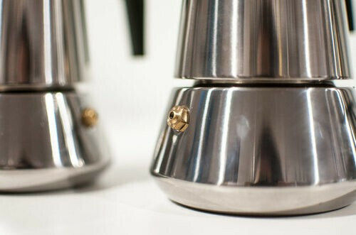 Pezzetti Steelexpress Μπρίκι Espresso 6cups Inox Ασημί