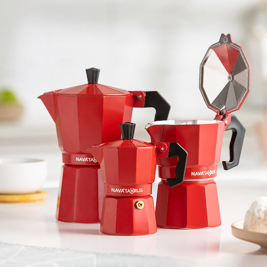 Nava Μπρίκι Espresso 1cups Κόκκινο