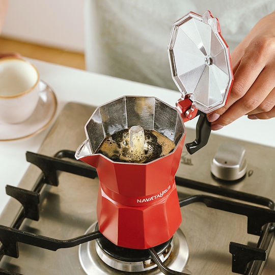Nava Μπρίκι Espresso 1cups Κόκκινο