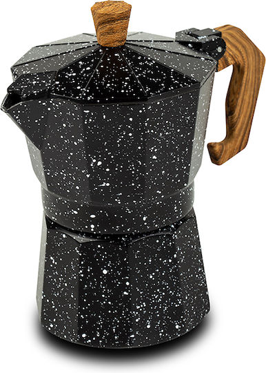 Nava Stovetop Espresso Pot 1 Cup Black