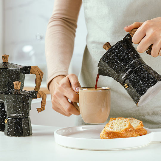 Nava Μπρίκι Espresso 6cups Μαύρο