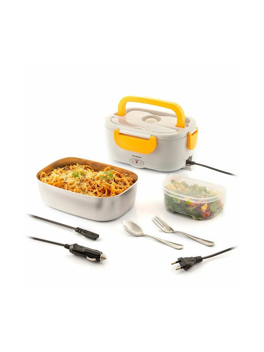 InnovaGoods Elektrisch Lunchbox Inox Gray Geeignet für die Mikrowelle 23.5x10.5cm 1Stück