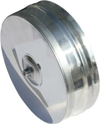 Cosmovent Cleaning Chimney Cap Inox 100mm Silver