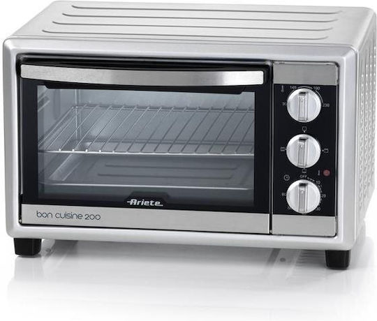 Ariete Bon Cuisine 200 Ηλεκτρικό Φουρνάκι 20lt Χωρίς Εστίες