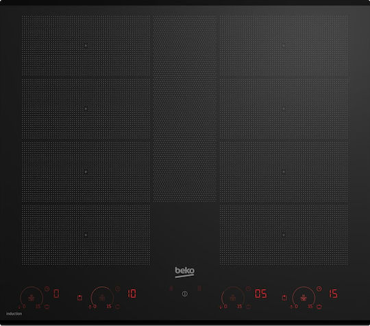 Beko HII 68811 NT Induction Cooktop Autonomous with Child Lock Function 58x51εκ.