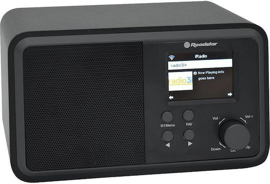 Roadstar ΙR-390D+BT Επιτραπέζιο Ραδιόφωνο Ρεύματος DAB+ με Bluetooth και USB Μαύρο