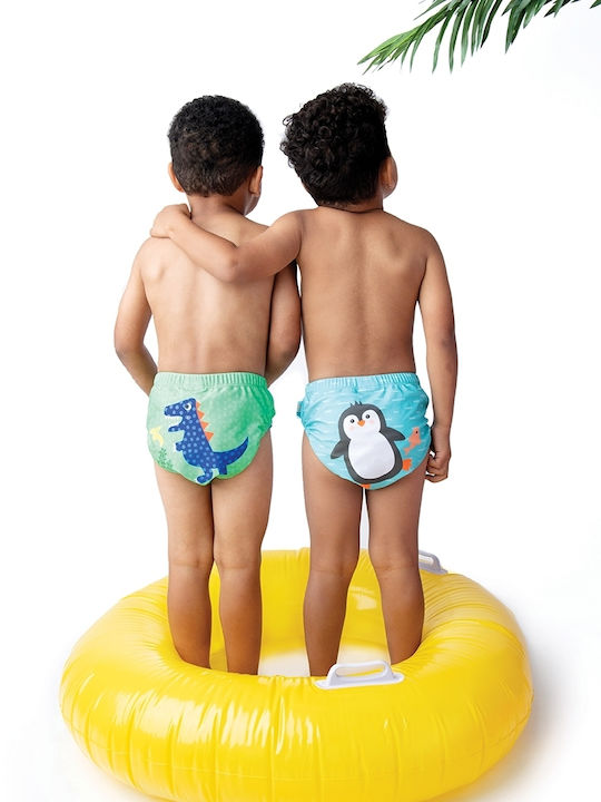 Zoocchini Kids Swimwear Swim Diaper Blue