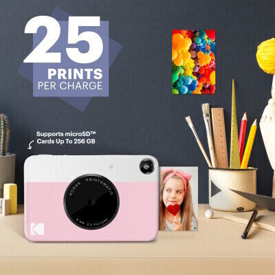 Kodak Printomatic Instant Φωτογραφική Μηχανή Pink