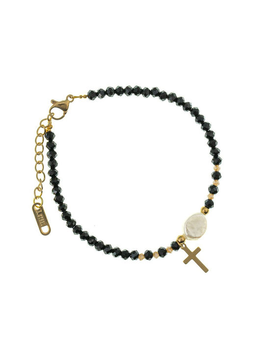 FantazyStores Damen Armband mit Design Kreuz