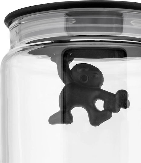 Alessi Vază Utilizare Generală Cu Capac Ermetic Sticlă Transparentă 1400ml