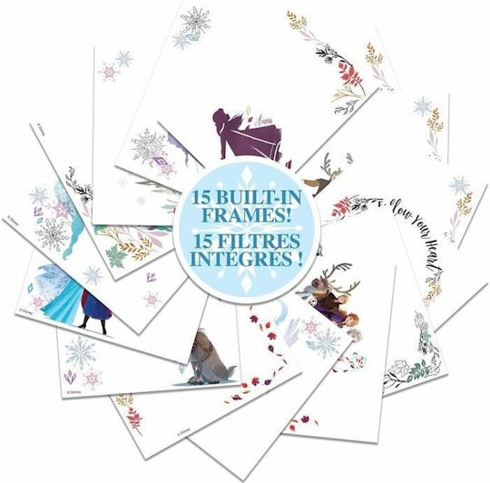 eKids Lexibook Frozen Compact Φωτογραφική Μηχανή 2MP με Οθόνη 2" και Ανάλυση Video 1280 x 720 pixels Μωβ