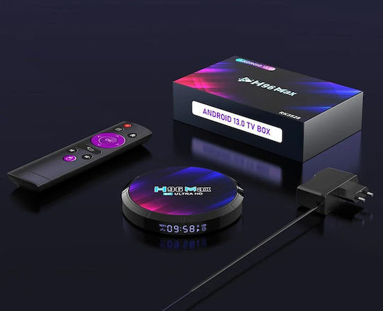 TV Box H96 Max RK3528 H96MaxRK3528 8K UHD cu WiFi USB 2.0 / USB 3.0 4GB RAM și 32GB Spațiu de Stocare cu Sistem de Operare Android 13.0