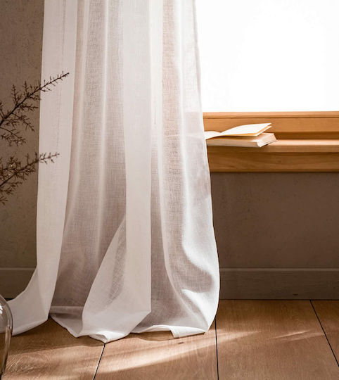 Gofis Home Curtain with Grommets Beige 140x280cm Gofis Home Curtain with Grommets Beige 140x280cm