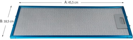 Metal Vent Hood Filter Pyramis Original 45.5 X 18.5 Cm