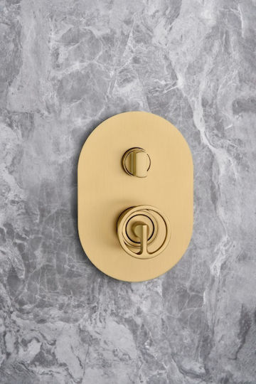 Imex Vesubio Built-in Mixer, Hand Shower & Shower Head Set for Shower 2 Exits Imex Vesubio Built-in Mixer, Hand Shower & Shower Head Set for Shower 2 Exits