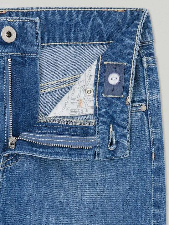 Șort/Salopetă Copii Denim Drop 3 A Line Albastru