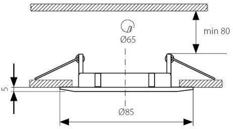 Kanlux Ceiling Light 8.5cm LED