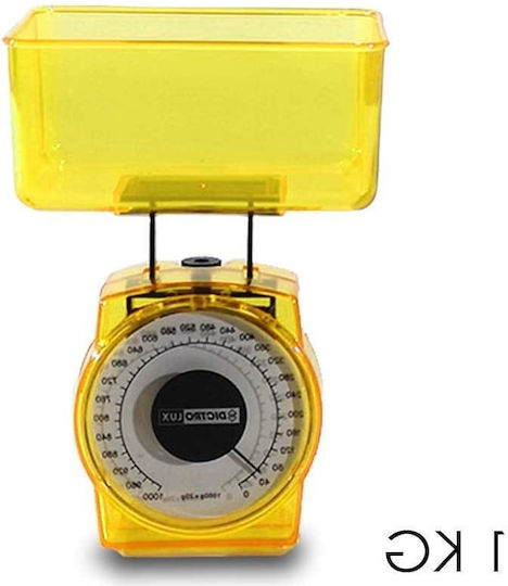 Analog Kitchen Scale Up To 10kg Yellow
