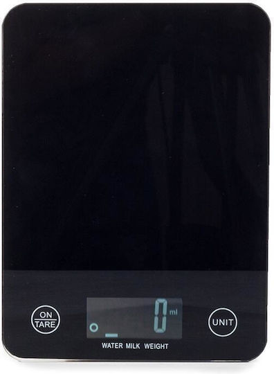 Verk Group Digitale Küchenwaage bis 5kg Schwarze